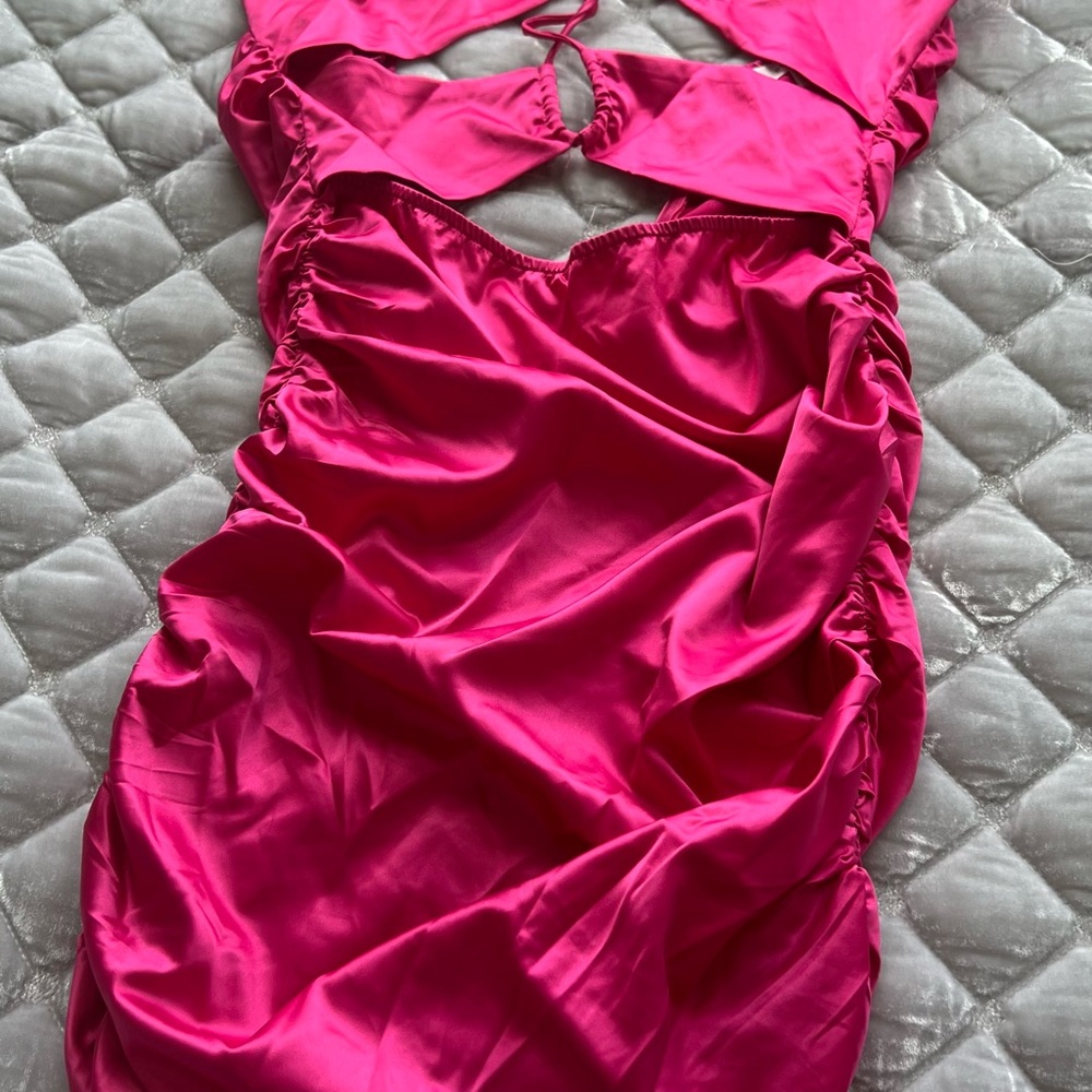 Better Be Hot Pink Midi Dress
